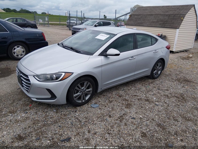 Vin: kmhd84lf0ju574119, lot: 46304762, hyundai elantra sel 20182