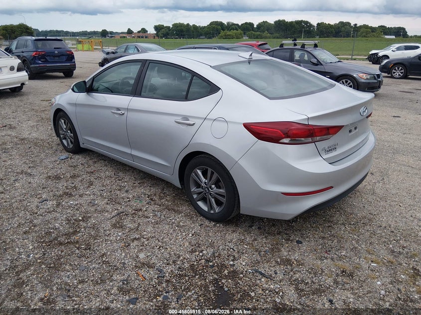 Vin: kmhd84lf0ju574119, lot: 46304762, hyundai elantra sel 20183