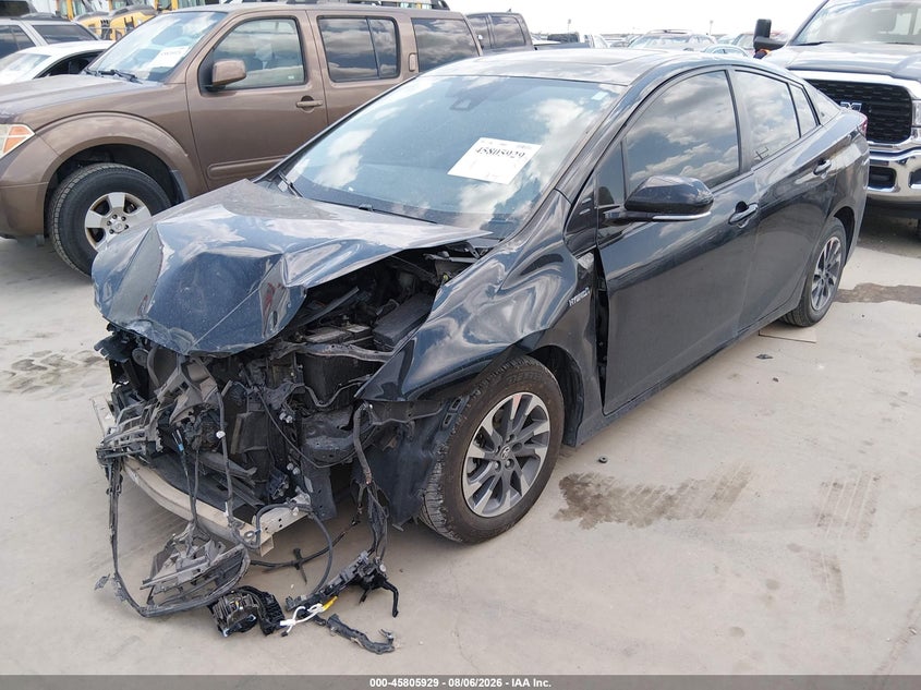 Vin: jtdkarfu7k3089328, lot: 46304775, toyota prius xle 20192