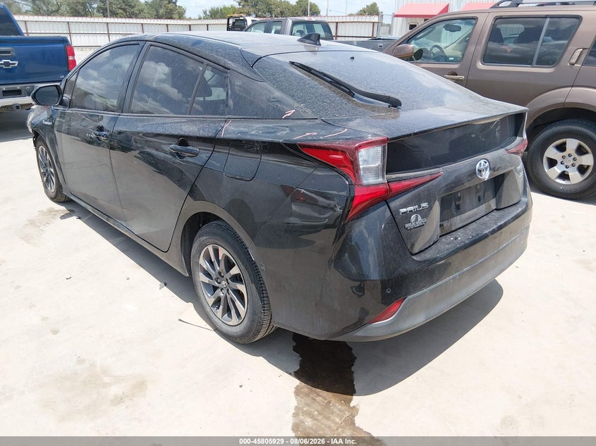 Vin: jtdkarfu7k3089328, lot: 46304775, toyota prius xle 20193