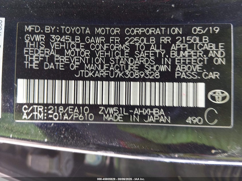 TOYOTA PRIUS - zdjęcie 9