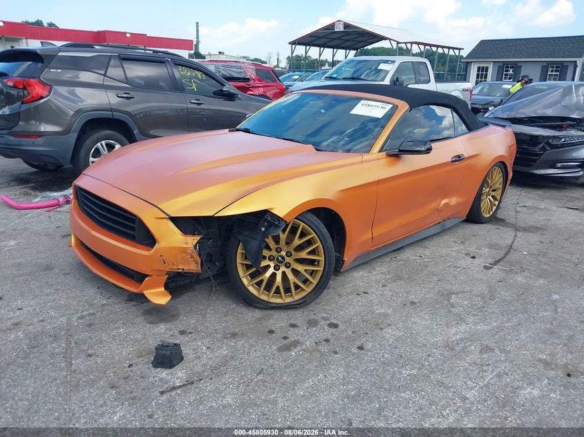 Vin: 1fatp8uhxh5310801, lot: 46304776, ford mustang ecoboost premium 20172