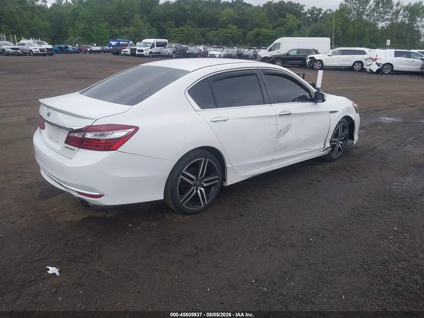 Vin: 1hgcr2f65ga199157, lot: 46304783, honda accord sport 20164