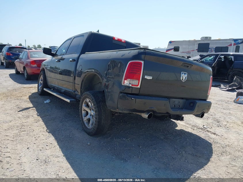 Vin: 1c6rr6nt7hs585329, lot: 46304785, ram 1500 laramie  4x2 5'7 box 20173