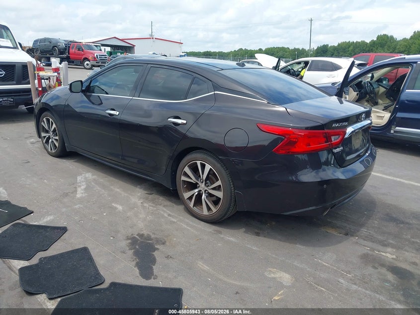 Vin: 1n4aa6ap6hc415176, lot: 46304789, nissan maxima 3.5 platinum 20173