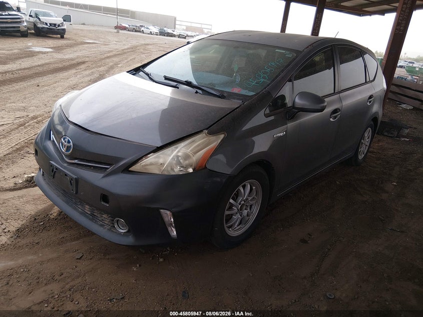 Vin: jtdzn3eu3c3121355, lot: 46304793, toyota prius v three 20122