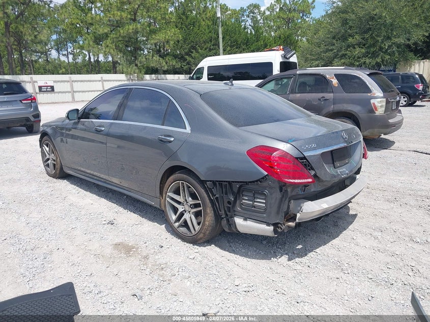Vin: wddug8fb3ha318145, lot: 46304795, mercedes-benz s 550 4matic 20173