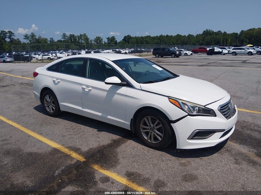 2017 Hyundai Sonata Se, Front, IAAI, VIN 5NPE24AF9HH474344