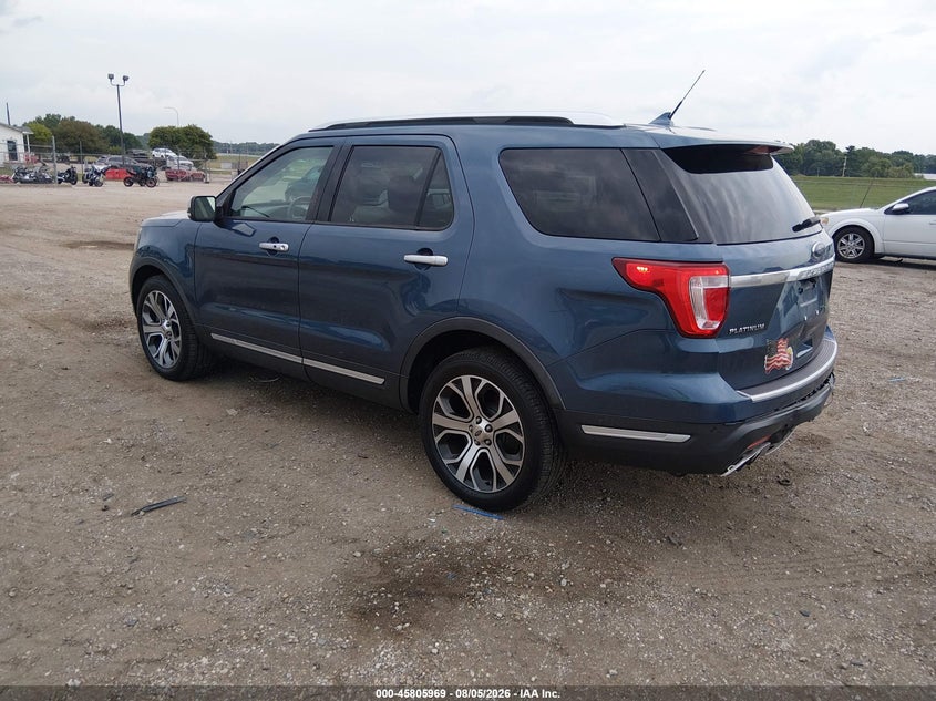 Vin: 1fm5k8ht3kga84530, lot: 46304815, ford explorer platinum 20193