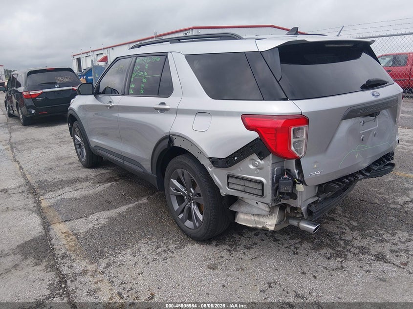 Vin: 1fmsk8dh4nga23356, lot: 46304830, ford explorer xlt 20223
