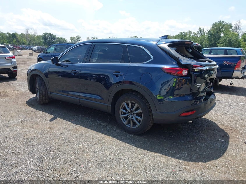 Vin: jm3tcbcy3m0519168, lot: 46304836, mazda cx-9 touring 20213