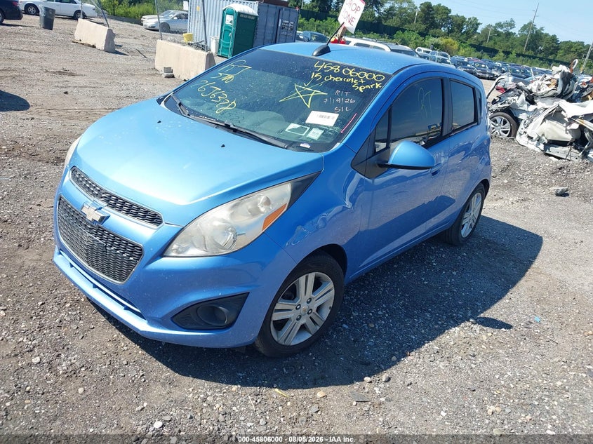 Vin: kl8cd6s96fc737722, lot: 46304846, chevrolet spark 1lt 20152