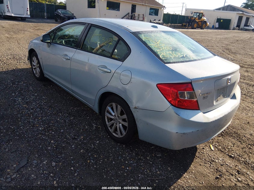 Vin: 2hgfb2f90ch535000, lot: 46304854, honda civic ex-l 20123
