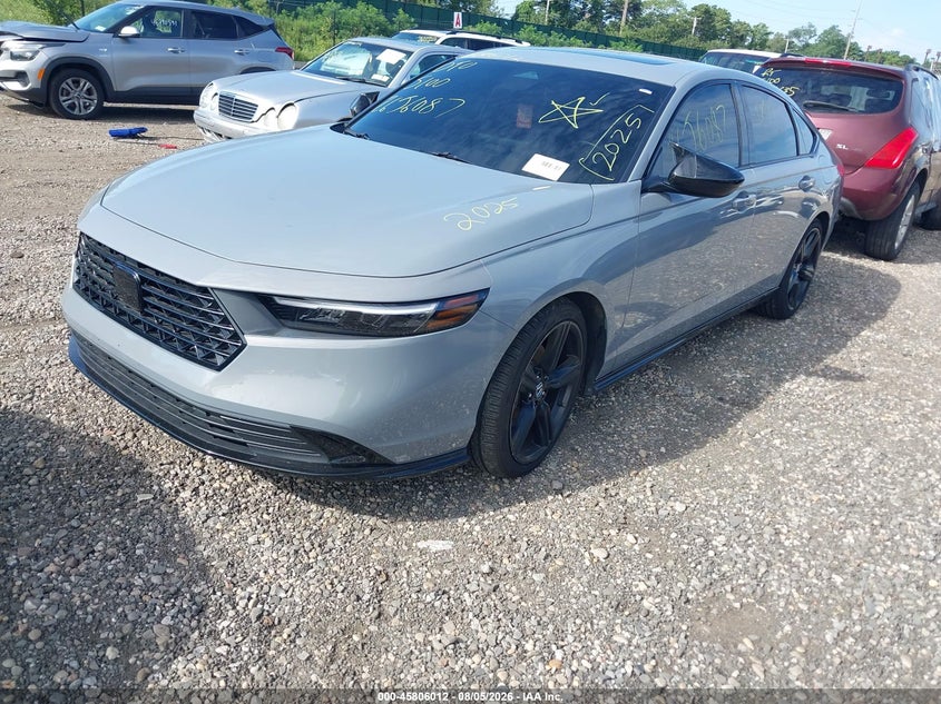 Vin: 1hgcy2f79sa009901, lot: 46304857, honda accord hybrid sport-l 20252