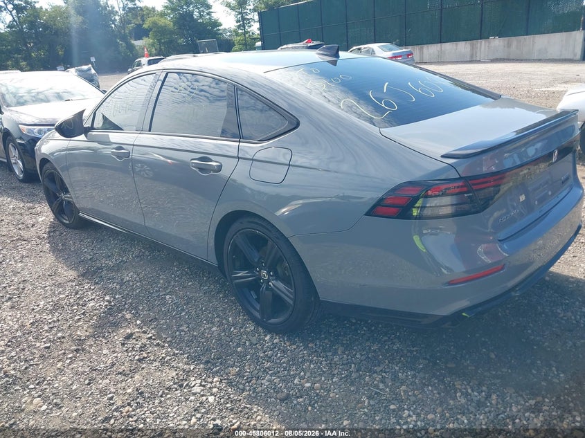 Vin: 1hgcy2f79sa009901, lot: 46304857, honda accord hybrid sport-l 20253