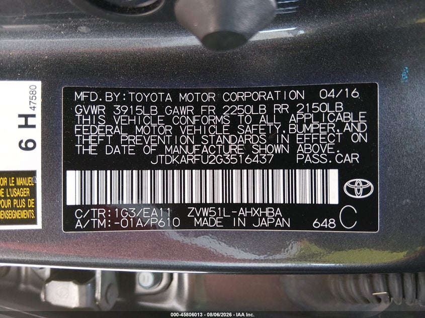 TOYOTA PRIUS - zdjęcie 9
