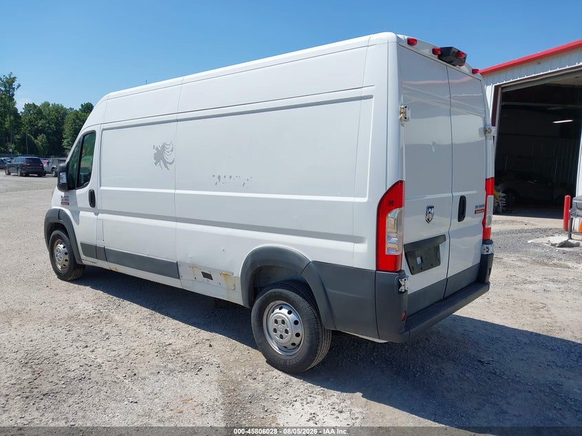 Vin: 3c6trvdg5je133649, lot: 46304874, ram promaster 2500 high roof 159 wb 20183
