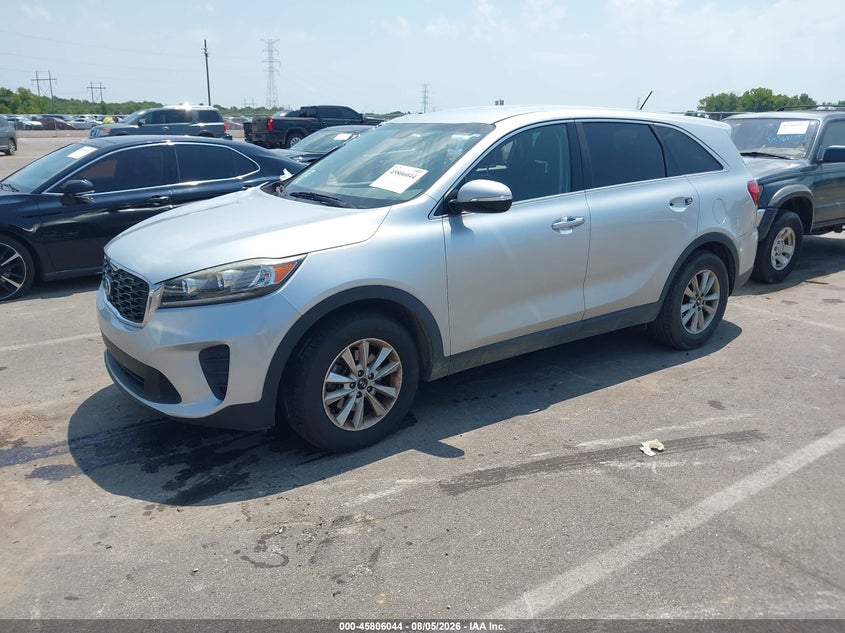 Vin: 5xypg4a50kg519042, lot: 46304890, kia sorento 3.3l lx 20192