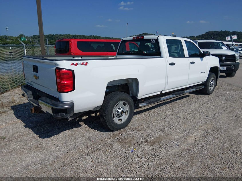 Vin: 1gc1kueg1jf214604, lot: 46304895, chevrolet silverado 2500hd wt 20184
