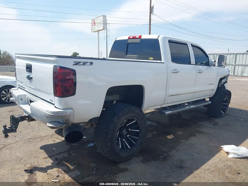 Vin: 1gc1kwe88ff171262, lot: 46304896, chevrolet silverado 2500hd ltz 20154