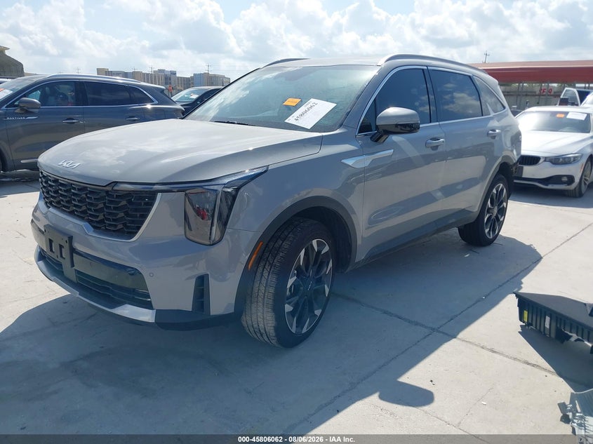 Vin: 5xyrh4jf8tg437270, lot: 46304907, kia sorento ex 20262