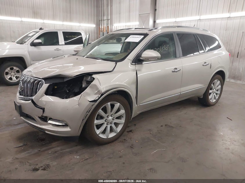Vin: 5gakvckd7hj114354, lot: 46304915, buick enclave premium 20172
