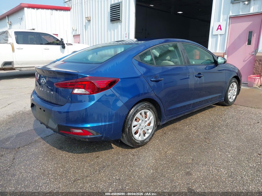 Vin: 5npd74lf5kh486475, lot: 46304936, hyundai elantra se 20194