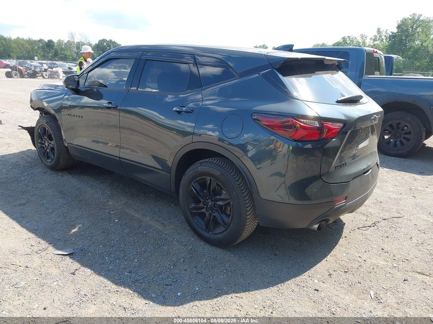 Vin: 3gnkbcrs3ks569677, lot: 46304949, chevrolet blazer 20193