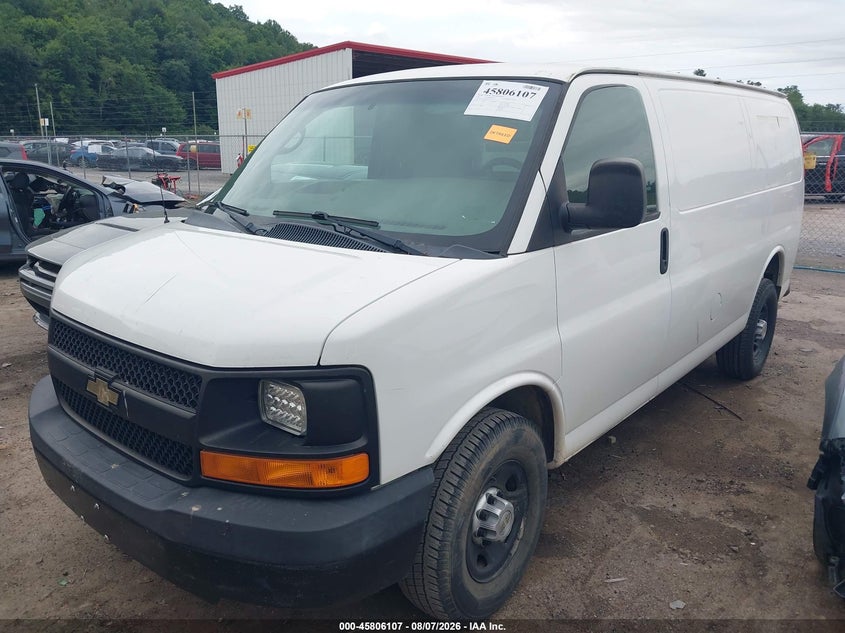 Vin: 1gczgtbgxe1112594, lot: 46304953, chevrolet express 3500 work van 20142