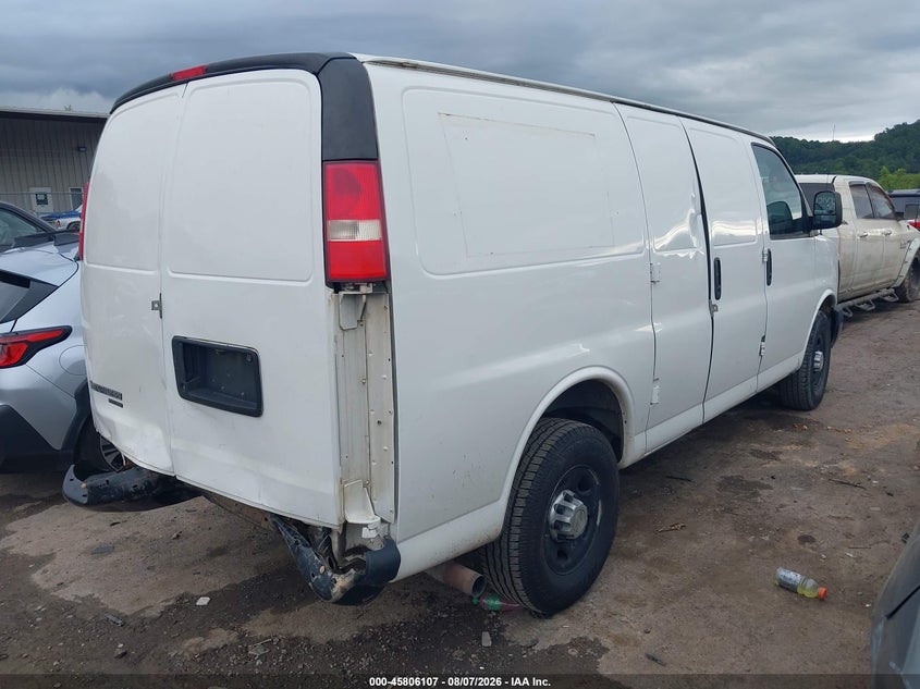 Vin: 1gczgtbgxe1112594, lot: 46304953, chevrolet express 3500 work van 20144