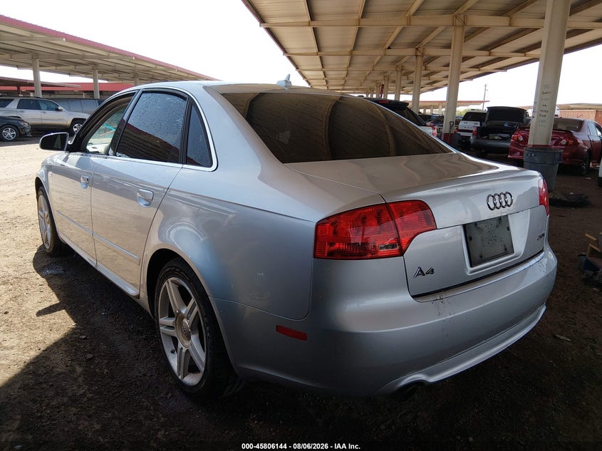 2008 AUDI A4 auction photo 3