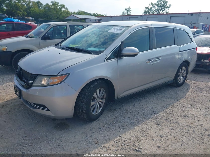 Vin: 5fnrl5h4xeb076739, lot: 46305000, honda odyssey ex 20142