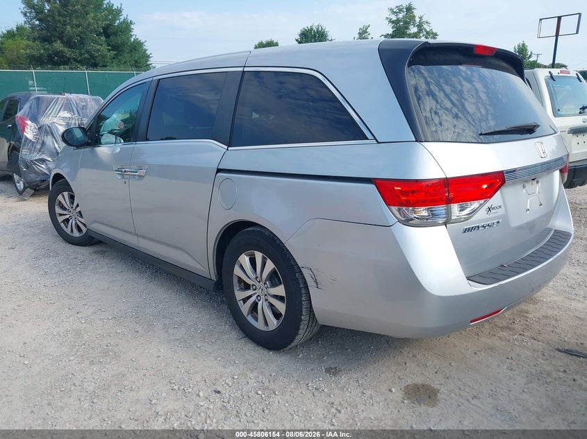 Vin: 5fnrl5h4xeb076739, lot: 46305000, honda odyssey ex 20143