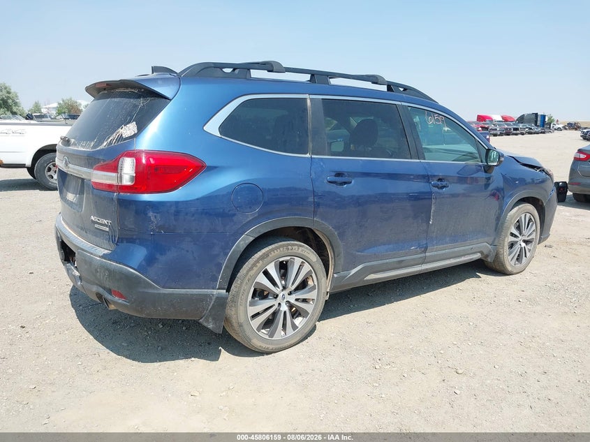 Vin: 4s4wmajd6l3412024, lot: 46305005, subaru ascent limited 20204