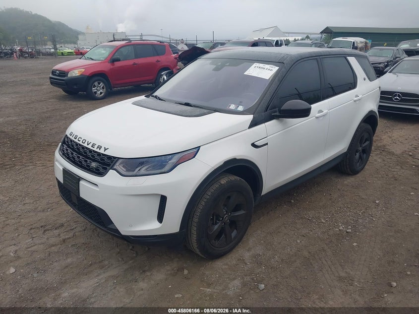 Vin: salcj2fx8lh833862, lot: 46305012, land rover discovery sport s 20202