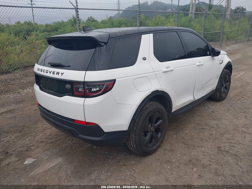 Vin: salcj2fx8lh833862, lot: 46305012, land rover discovery sport s 20204