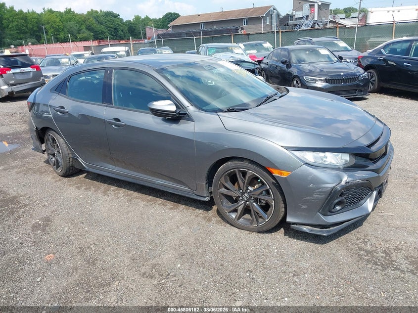 Vin: shhfk7h48ku210918, lot: 46305028, honda civic sport 20191