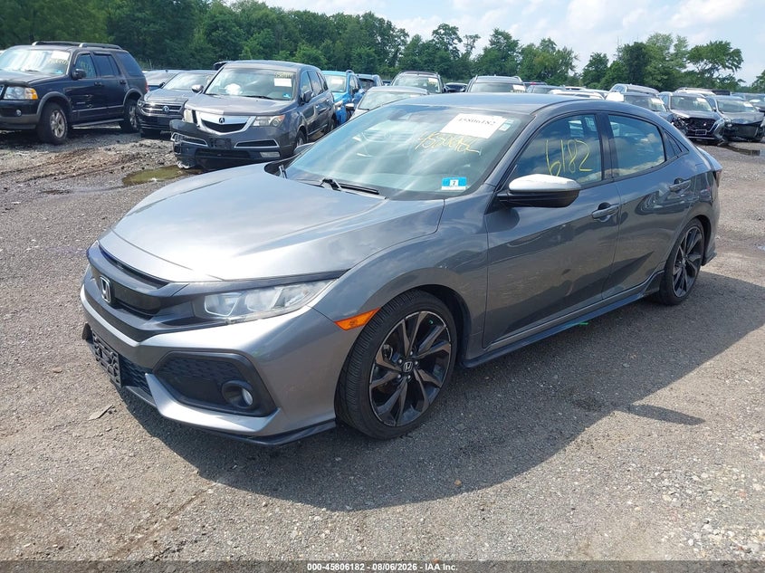 Vin: shhfk7h48ku210918, lot: 46305028, honda civic sport 20192