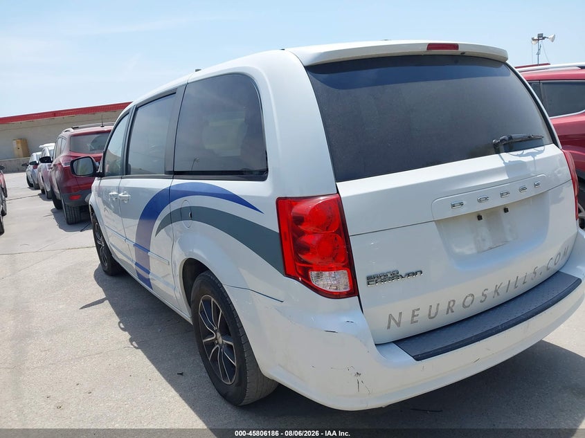 Vin: 2c4rdgbg3gr237080, lot: 46305032, dodge grand caravan se plus 20163