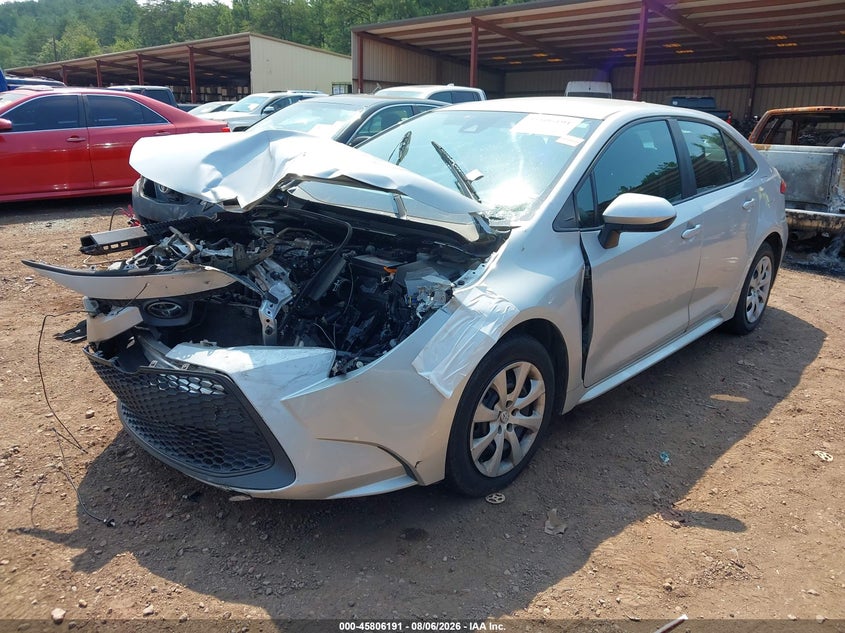 Vin: 5yfepmae6np303378, lot: 46305038, toyota corolla le 20222