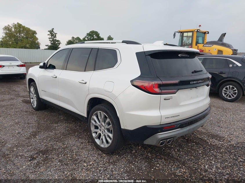 Vin: 1gkenlrs5sj134114, lot: 46305054, gmc acadia fwd denali 20253