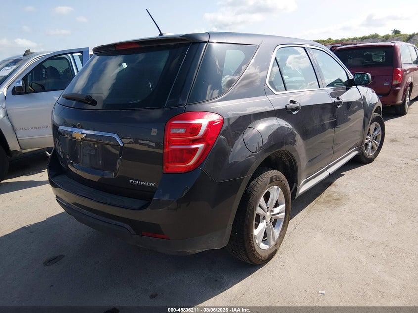 Vin: 2gnalbek4g6234474, lot: 46305057, chevrolet equinox ls 20164
