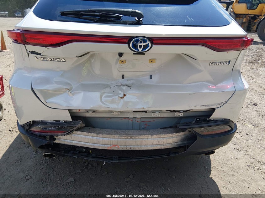 2021 TOYOTA VENZA SPORT UTILITY VEHICLE 2.5L I-4 DI, DOHC, VVT, 176HP