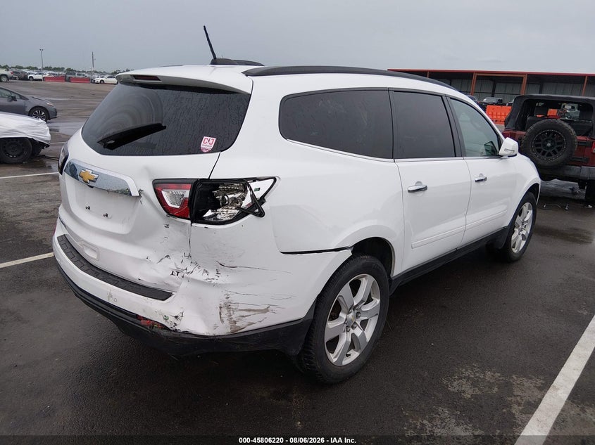 Vin: 1gnkrgkd9hj343877, lot: 46305066, chevrolet traverse lt 20174