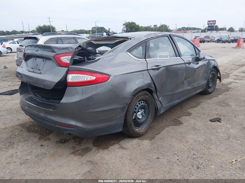 Vin: 3fa6p0g7xdr273287, lot: 46305067, ford fusion s 20134