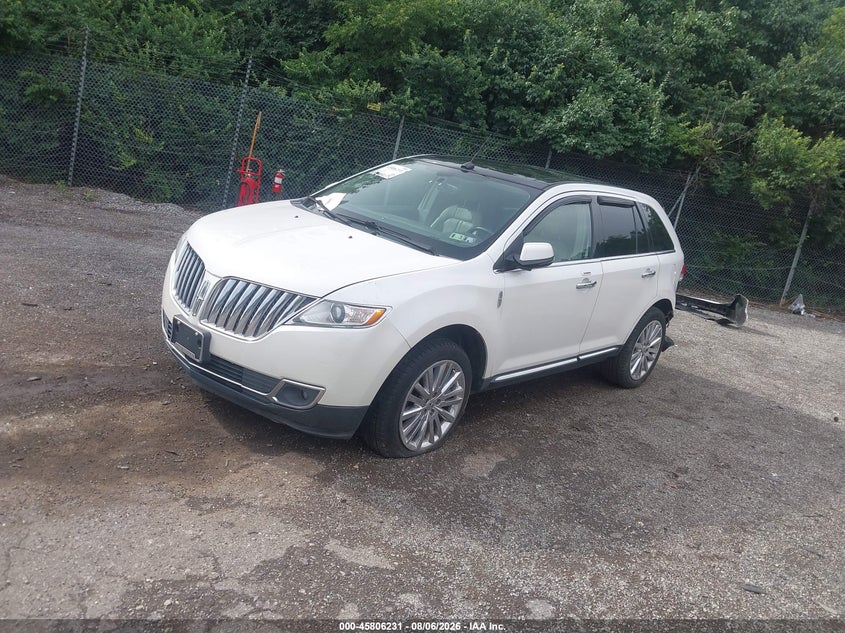 Vin: 2lmdj8jk6dbl11188, lot: 46305077, lincoln mkx 20132