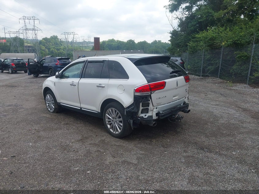 Vin: 2lmdj8jk6dbl11188, lot: 46305077, lincoln mkx 20133