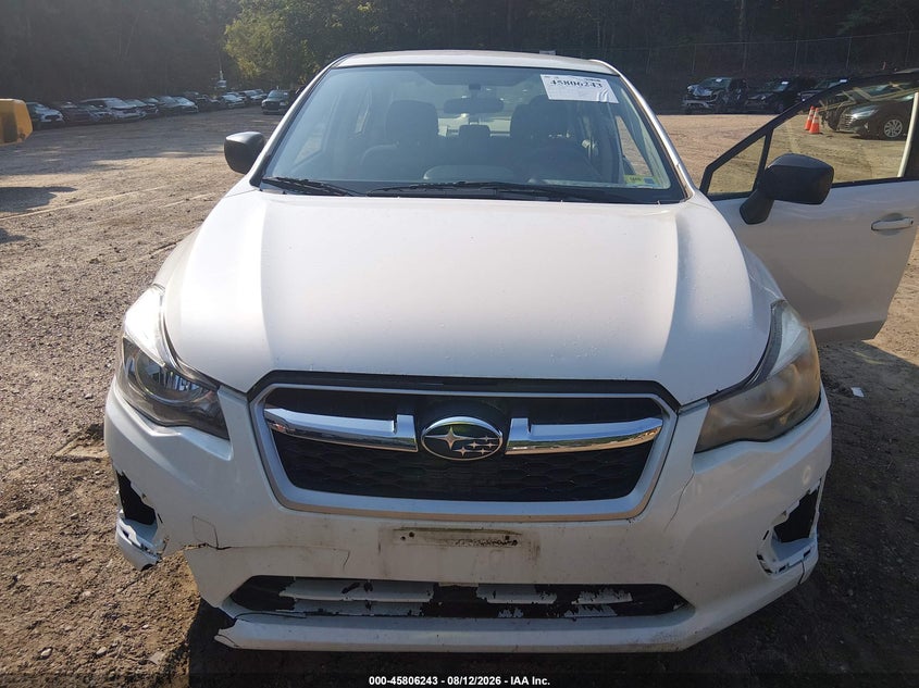 2014 SUBARU IMPREZA SEDAN 2.0L H-4 DOHC, VVT, 148HP