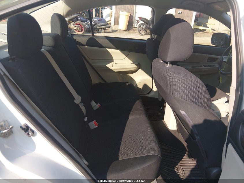 2014 SUBARU IMPREZA SEDAN 2.0L H-4 DOHC, VVT, 148HP
