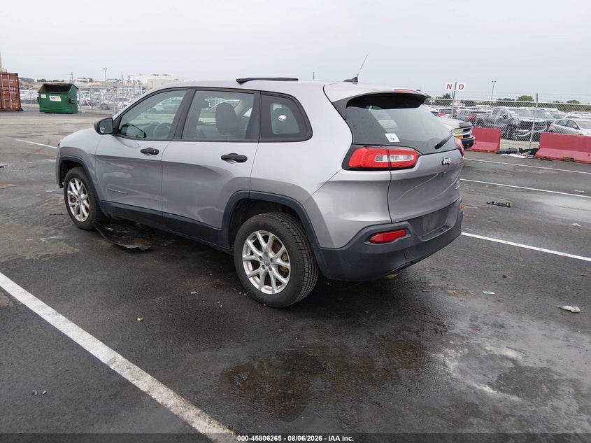 Vin: 1c4pjlab3ew109988, lot: 46305110, jeep cherokee sport 20143